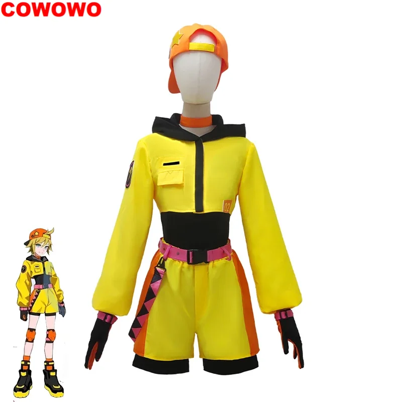 

Len Cosplay Costumes Cute Party Suit MAGICAL MIRAI Cosplay Top Pants With Hat Anime Clothing Halloween Uniforms Custom Made