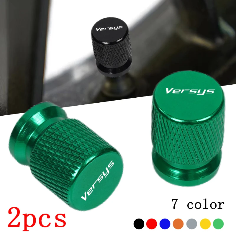 Couvercle de tige de Valve de pneu en aluminium CNC, 2 pièces, pour moto Kawasaki Versys 650 1000 Versys650 Versys1000 2015 – 2023