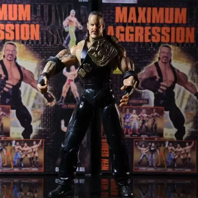 In-Stock Wrestlemania Wrestler Wwe John Cena The Undertaker Figures Toy Rey Mysterio Action Figures Pvc Statue Model Boys Gifts - view 4