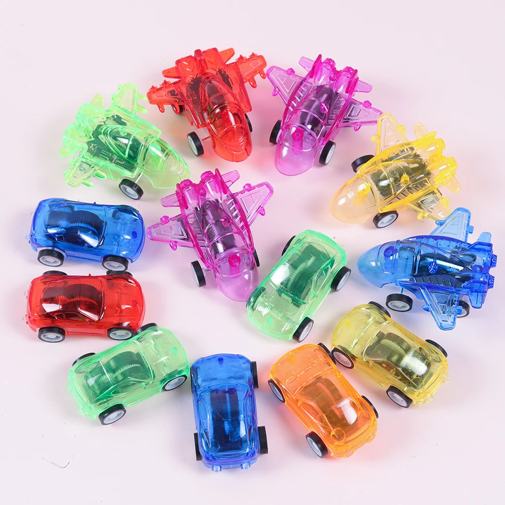 10Pcs Mini Pull Back Cars Plane Toys For Kids Birthday Party Favors Baby Shower Giveaways Party Pinata Fillers Treat Goody Bag