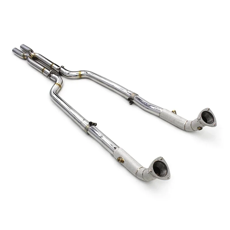

COC Exhaust Downpipe X Pipe for Maserati Gran Turismo GT 4.2/4.7 2008-2023 Stainless Steel Exhaust Pipe Competition Downpipe