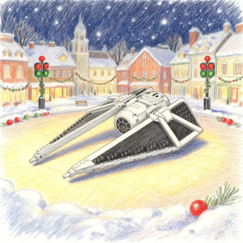 

367pcs MOC TIE Striker Star Battle Model Building Blocks Architecture DIY Idea Toy Creative Christmas Gifts Brick Education