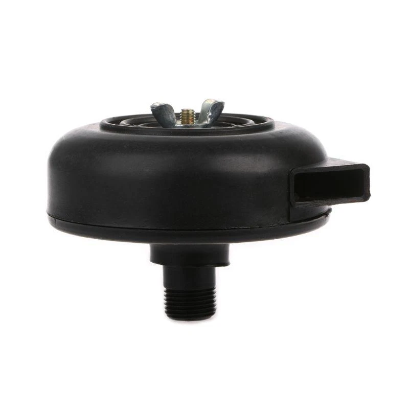 R1wa 16/20mm بلاستيك أسود ذكور ضوضاء العادم ملولبة كاتم الصوت مرشح كاتم الصوت