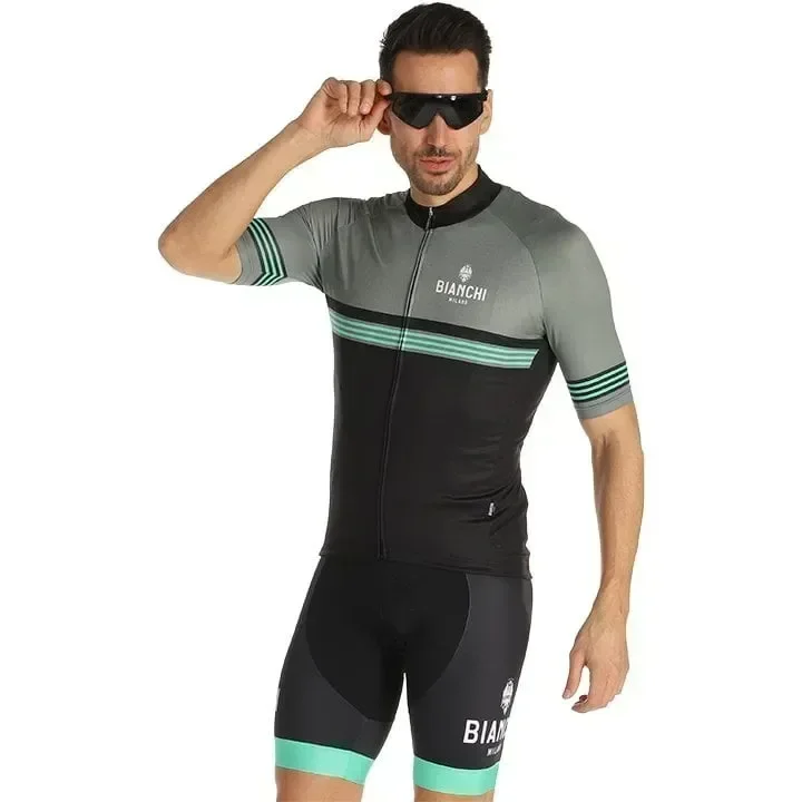 New Summer Cycling Jersey Short Sleeve Bib Short Set Maillot Ciclismo MTB Strap Ciclismo Bicicletas Bike Clothes