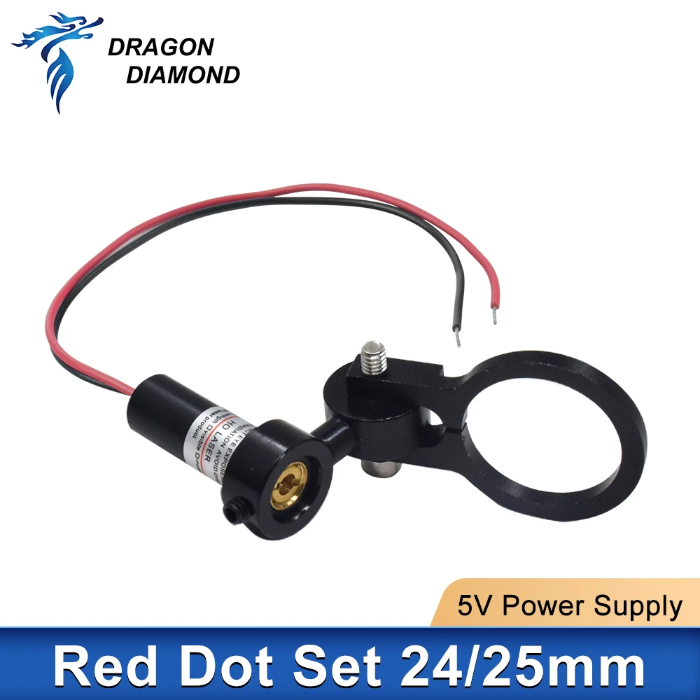 

DRAGON DIAMOND Diode Module Red Dot Set Positioning DC 5V for DIY Co2 Laser Engraving Cutting Head