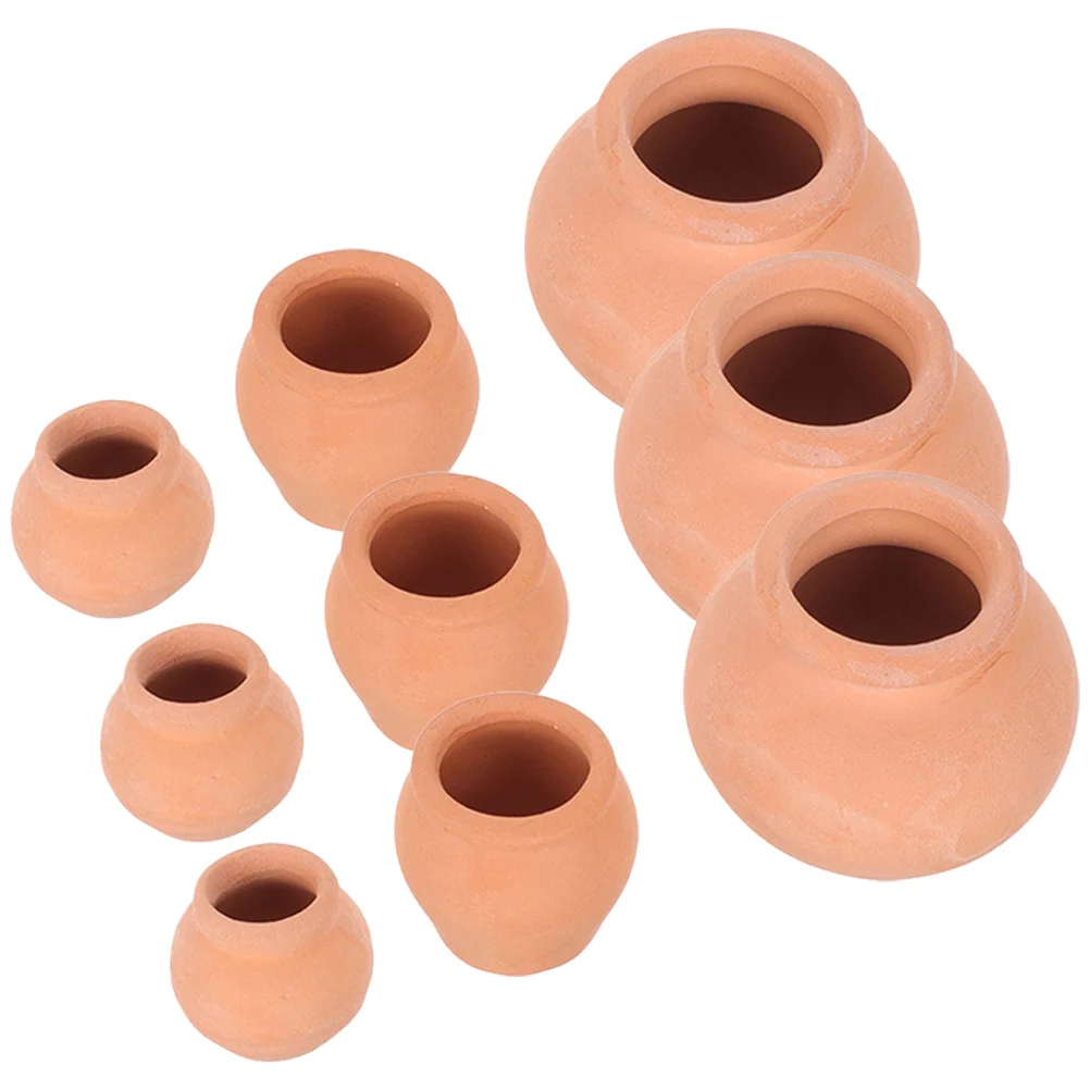 9 Pcs Plant Pot Mini Succulent Planter Container Ceramics Pots for Plants