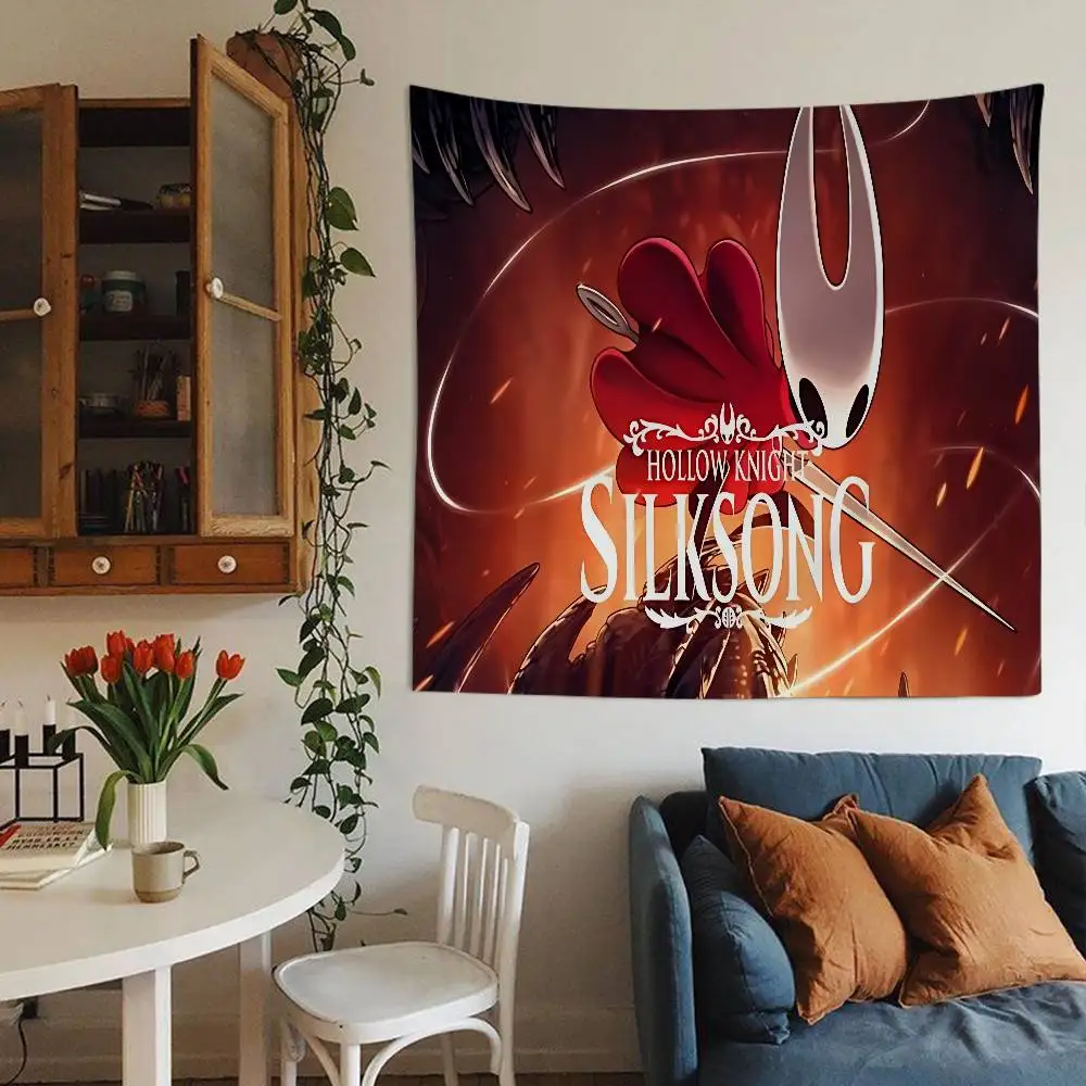 Game H-Hollow Knight Hanging Bohemian Tapestry Indian Buddha Wall Decoration Witchcraft Bohemian Hippie Hippie Wall Hanging