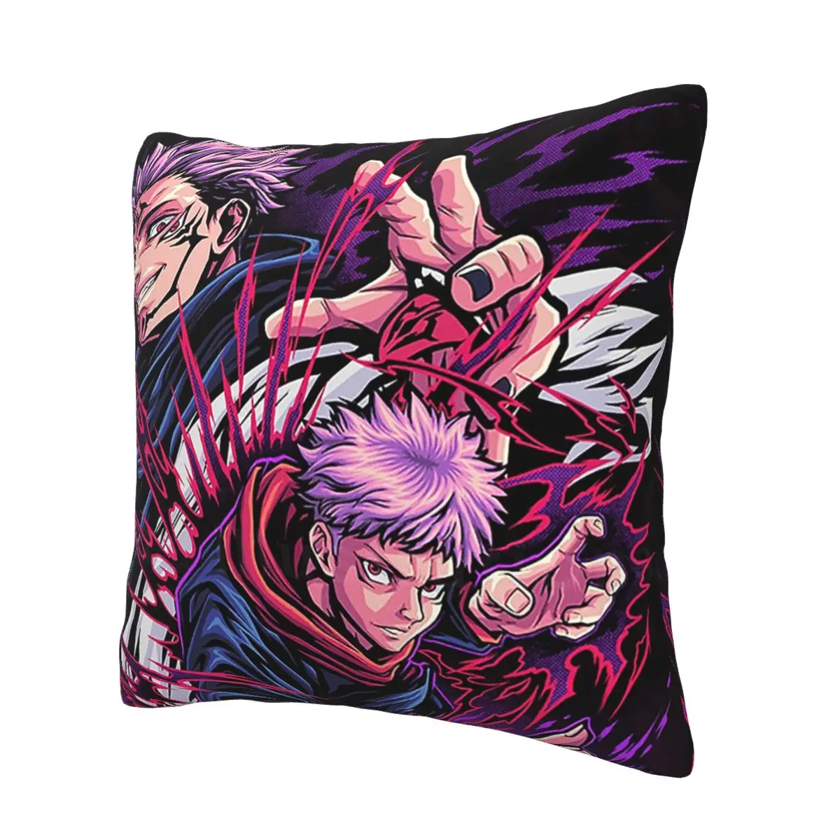 Jujutsu Kaisen Yuji Itadori Ryomen Sukuna manga Cushion Cover Gift anime Throw Pillow Case Cover for Home Double-sided Printing