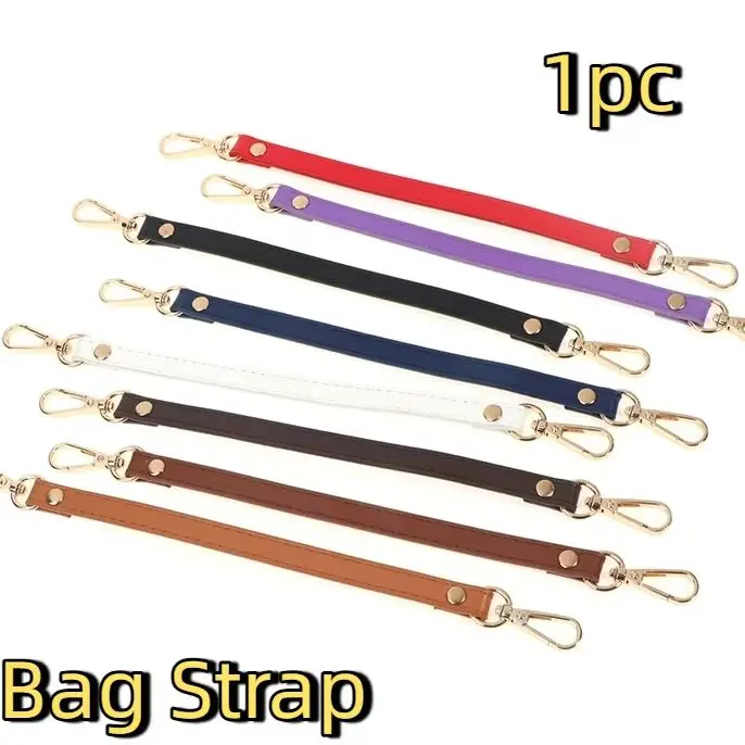 For Women Short Bag Strap Replaceable Shoulder Strap Bag Belt Handle Fashion Bag Accessories 28Cm Pu Leather Handbag Handle