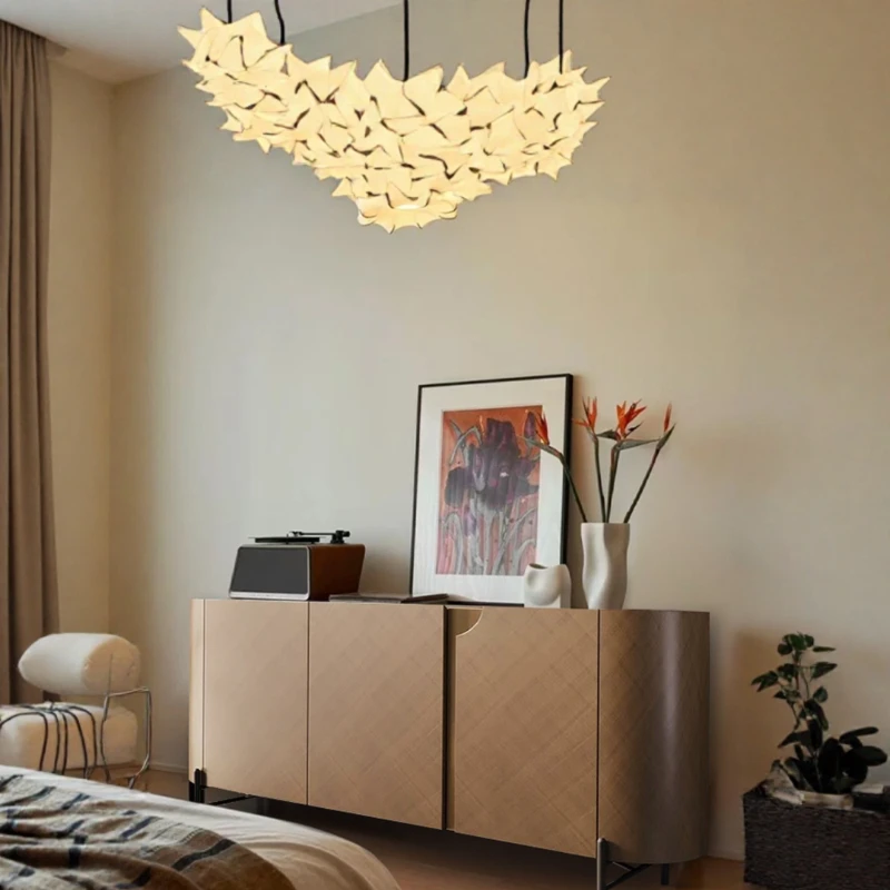 

Dining side large cabinet Italian style solid wood high-end modern minimalist entrance cabinet