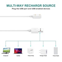 Wireless Charger Cable Station for Huawei Band 8 7 6 Pro Watch Fit 2 Mini Smart Watch Dock for Honor Band 6 USB Charging Adapter