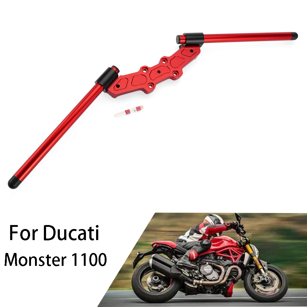 For DUCATI Monster 1100 S 696 795 796 2010 2011 2012 2013 2014 Clip On Handlebar Clamp with Adapter