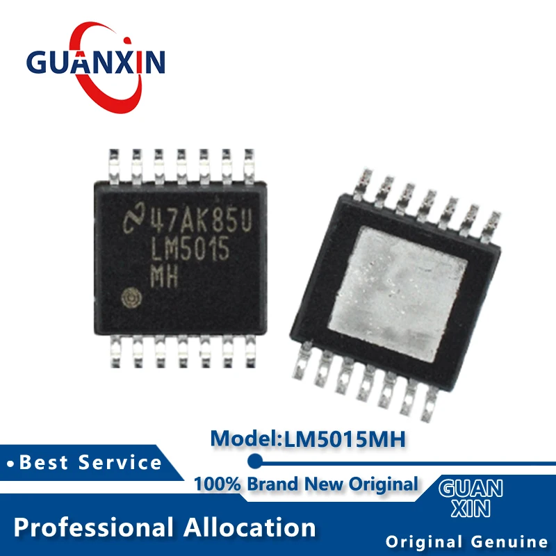 

100% New electronics Marking LM5015MH LM5015MHX LM5015MHE HTSSOP-14 LM5015