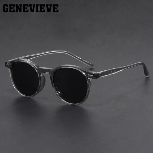 GENEVIEVE, diseño de montura redonda geométrica Simple, gafas de sol polarizadas para hombres y mujeres, protección UV, prescripción personalizable 1080