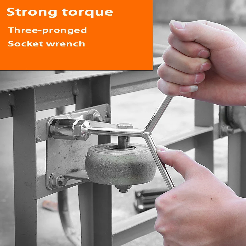 أدوات باشا مفتاح بانة متعدد الوظائف مفتاح بانة طويل أداة يدوية Y نوع أداة يدوية مثلثة متعددة الوظائف #3