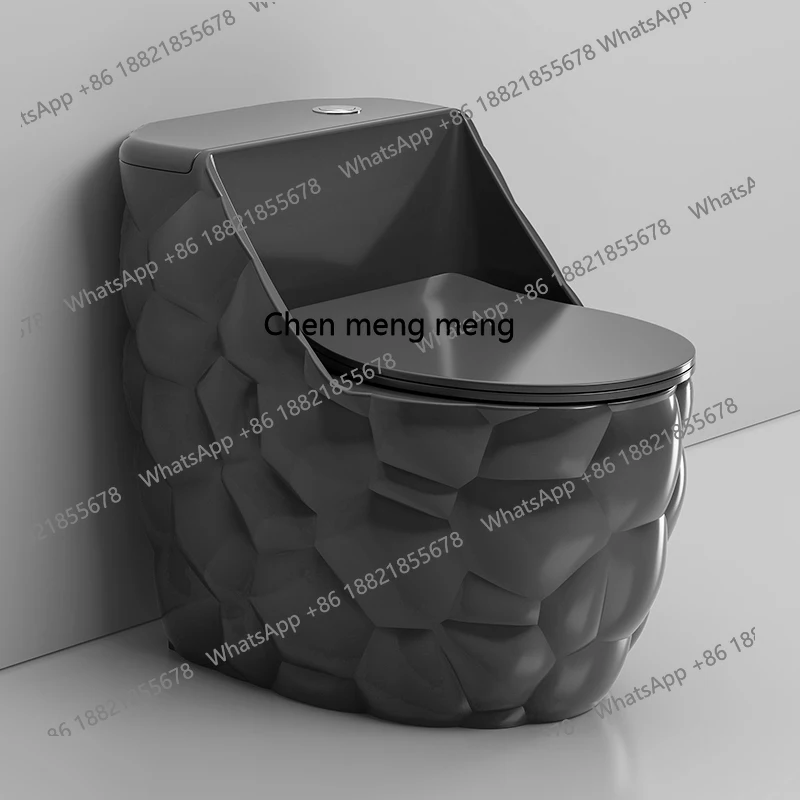 

MF Household small apartment toilet creative round egg siphon toilet large pipe large diameter silent