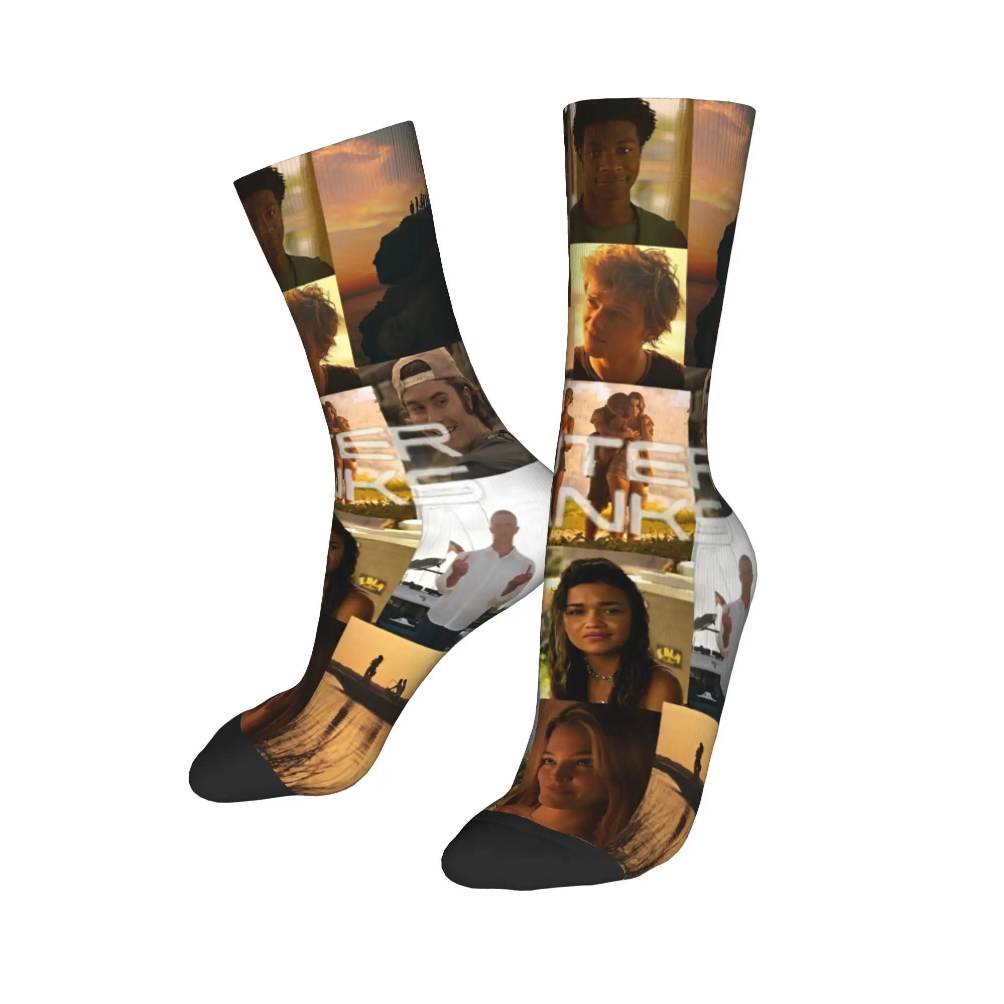 outer bank movie film  Socks for Women Men Breathable  Comfortable Middle Tube Socks Sweat Absorbing