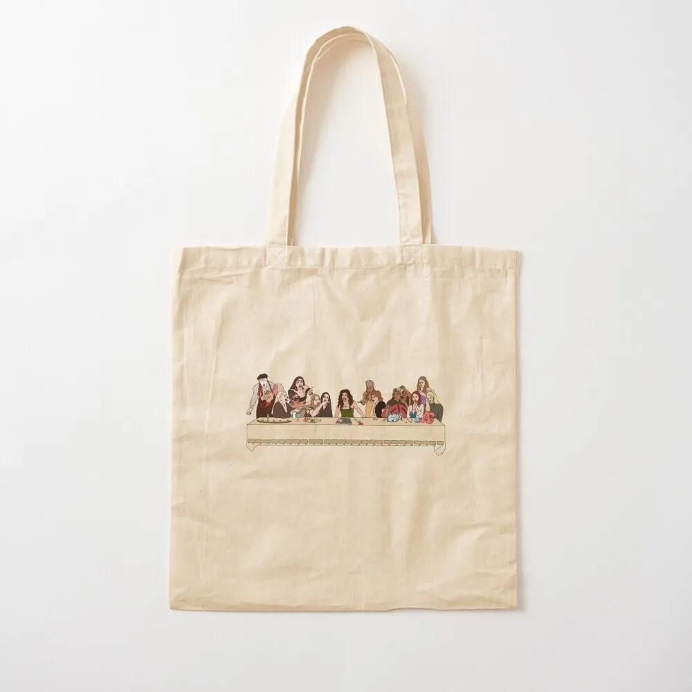 The Last Supper of the Real Housewives Tote Bag Candy bags Portable shopping bag free delivery bags Canvas Tote Bag