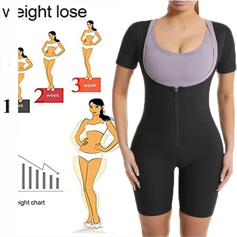 Aiithuug Sauna Sweat Suits Polymer Sweat Suit Waist Trainer Suits Hot Sweating Fat Burn Suit Slimming Corsets Weight Loss Corset