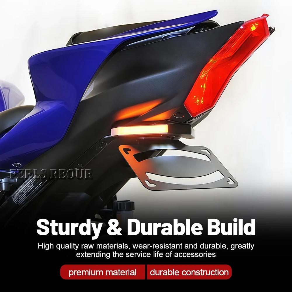 License Plate Holder For YAMAHA R1/R1M 2021-2025 Fender Eliminator Plug and Play Motorcycle Accessorie