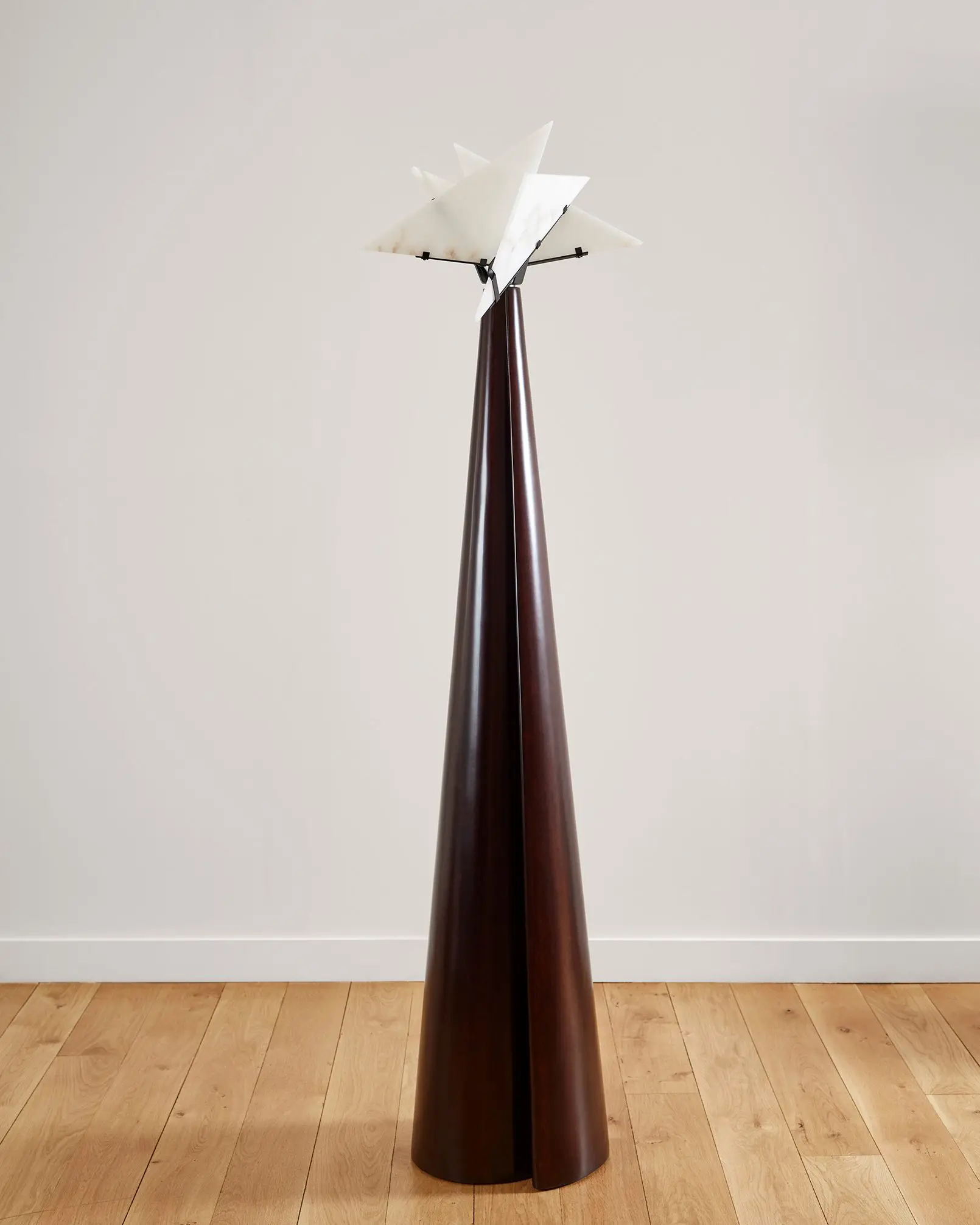 Alabaster Marble Lampshade Floor Lamp with Rosewood EU AU US Plug Light Fixture E27 Bulb Floor Lighting For Parlor Bedside Lamp