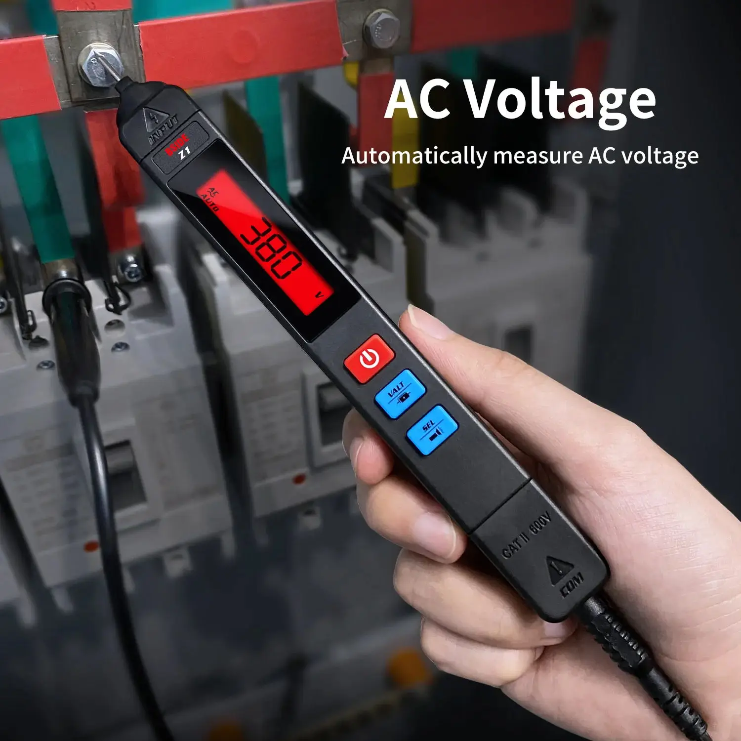 BSIDE Multi-function Digital Voltmeter DC AC Voltage Intelligent Tester Capacitance Resistance Continuity NCV Diode Multimeter