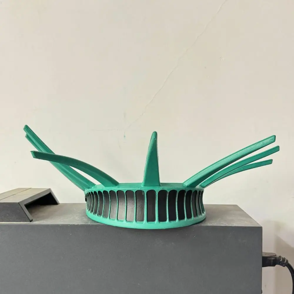 ที่คาดผมรูปเทพีเสรีภาพเรืองแสง อุปกรณ์ประกอบชุดแฟนซีงานปาร์ตี้ อุปกรณ์ประกอบฉากถ่ายภาพรูปเทพีเสรีภาพ ไฟฉาย