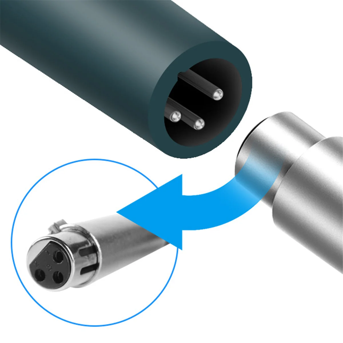 ميكروفون A14E محمول باليد احترافي سلكي ديناميكي ميكروفون صوتي لأداء الموسيقى الصوتية