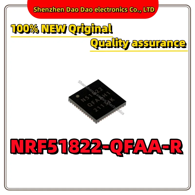 10Pcs NRF51822-QFAA-R N51822 QFAA IC chip Wireless channel processor QFN-48