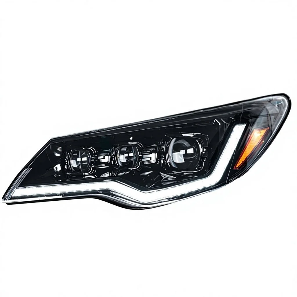 -For  Headlight Assembly Japanese-Spec for FD2 Modified LED Daytime Running Lights Turn Signals Lensed Headlights 24V%