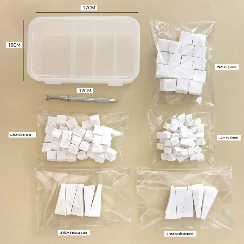 130Pcs Nail Art Sponge Set Gradient Nail Brushes Gel Polish DIY Design Nail Sponge Grab Pen Manicure Supplies Tools