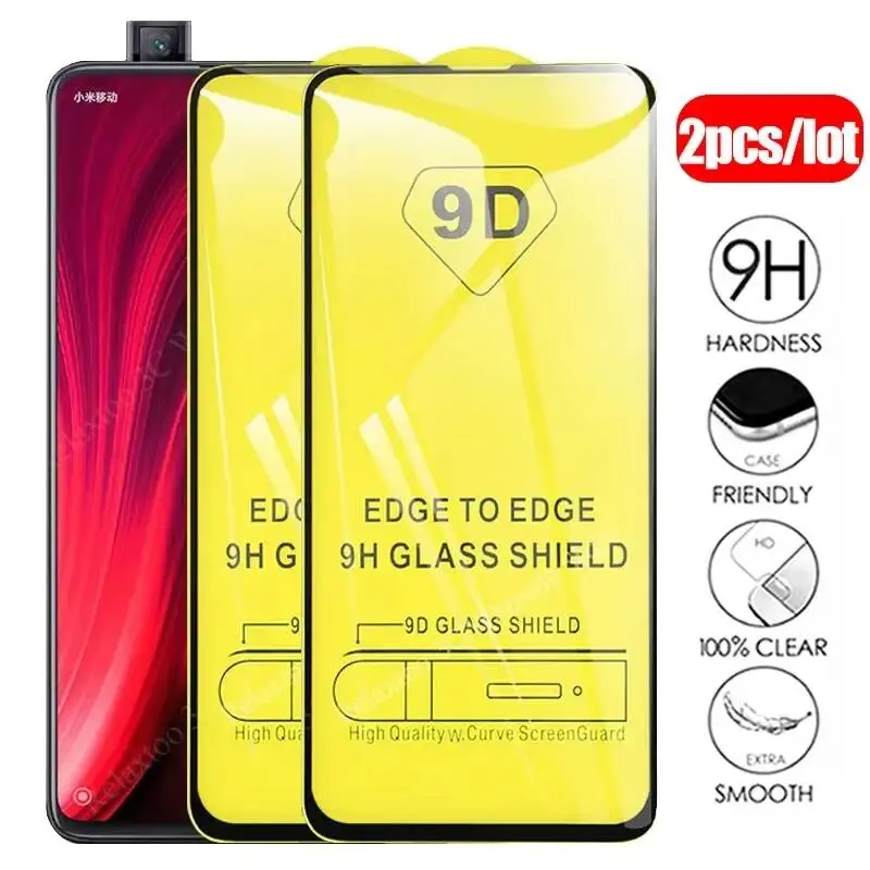 

1-2Pcs 9D Tempered Glass For Xiaomi Poco F4 F3 F6 F5 M5S X6 X5 X4 X3 Mi 14 13 12 Lite 11 10 10T 11T 12T 13T Pro Screen Protector