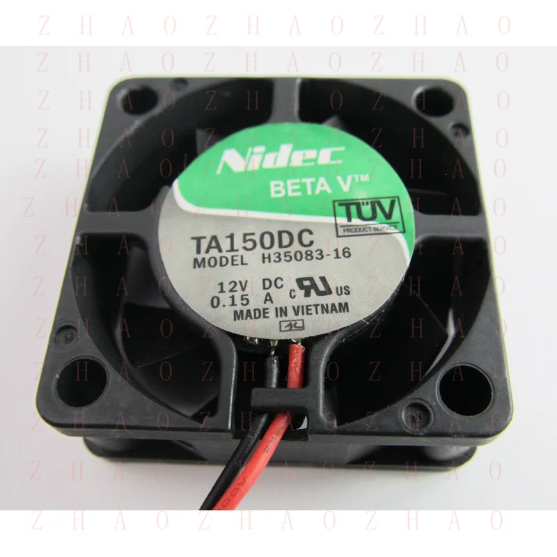 L+ 10pcs for NIDEC H35083 12V 0.15A 8.5CFM 40mmx15mm 4015 DC Cooling Fan 2pin Connector