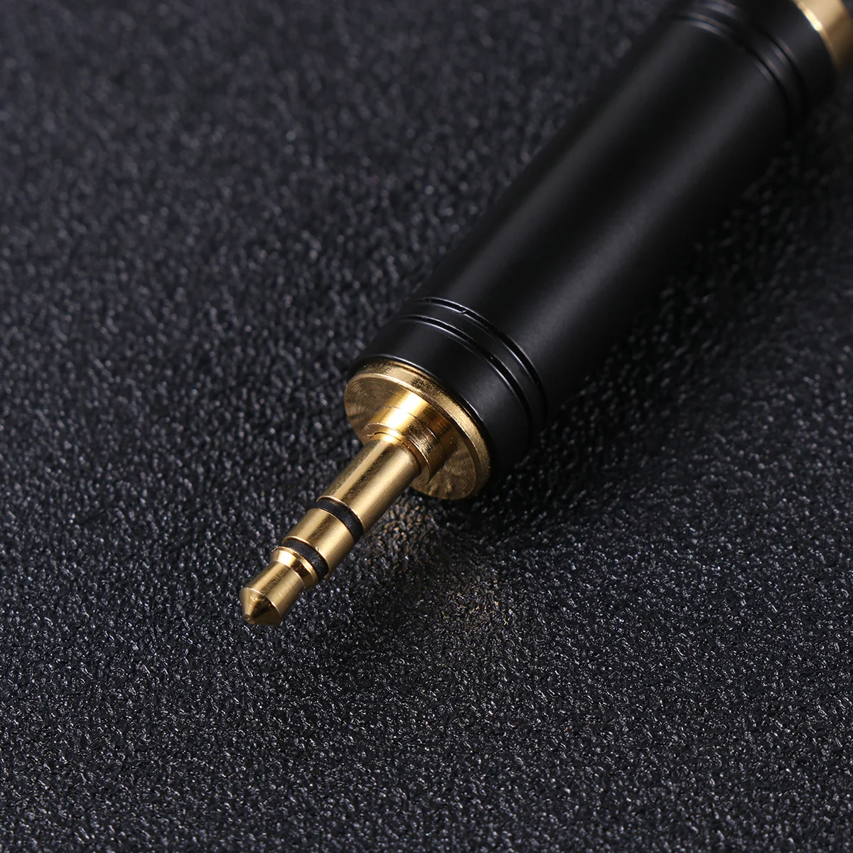 

2Pcs 3.5mm to 6.35mm Audio Adapter Durable Antirust Stereo Plugs Easy Grip Treads Minimal Signal Loss Audio Adapter