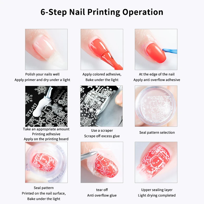 Colorful Nail Art Polish Stamping Polish Nail Art Steel Plate Printing Special Gel Transfer Phototherapy Nail Polish Gel Paints
