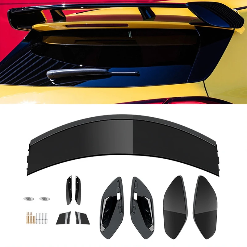 

For Mercedes-benz A-Class A180 A200 A220 A260 W177 AMG Rear Roof Spoiler Wing Gloss Black Body Kits Tuning Car Auto Accessories