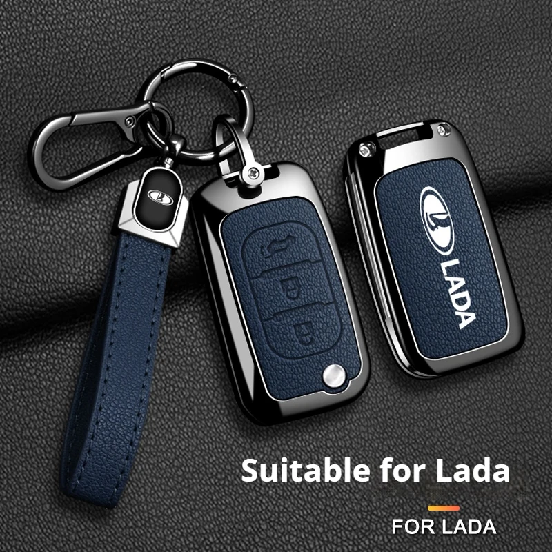 Para lada liga de zinco chave do carro protetor capa faraday saco sacos armazenamento acessórios automóveis niva vesta granta riva samara priora 4x4