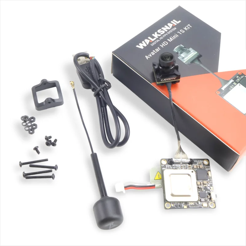 

Высококачественный комплект Caddx Walksnail Avatar HD Mini 1s V3 3.1V-13V 1080P 60fps VTX 32GAvatar с низкой задержкой для гоночного дрона 75XQuad FPV