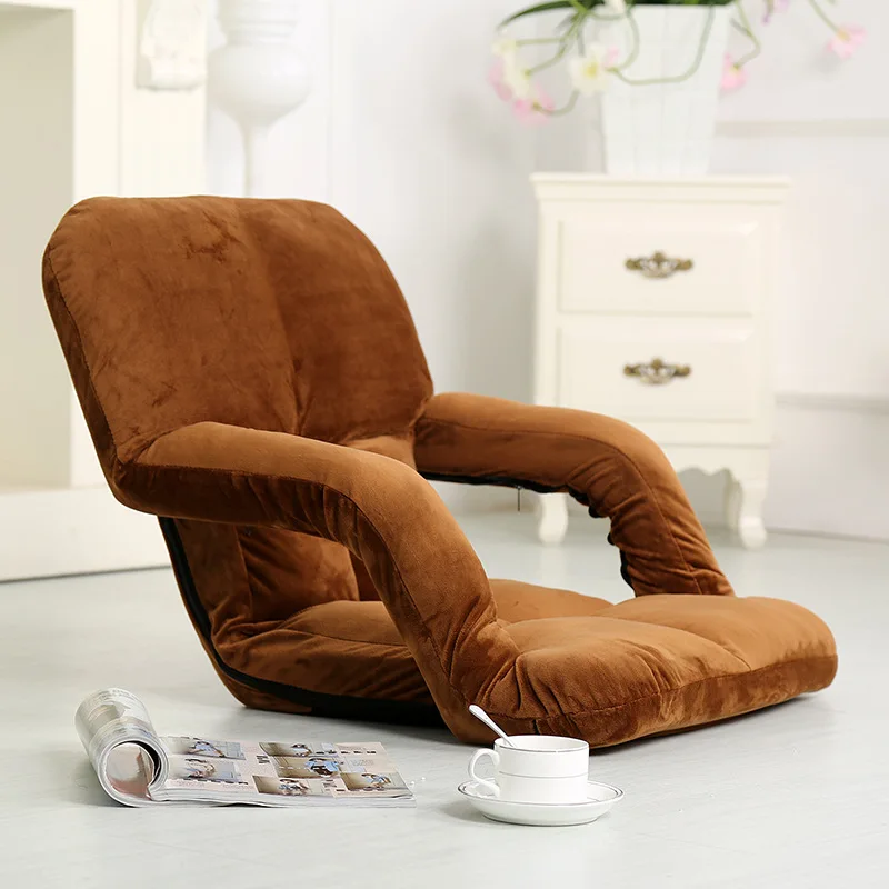 

Foldable single backrest chair, armchair lazy sofa, tatami sofa, adjustable backrest leisure sofa, floor seat, reading chair