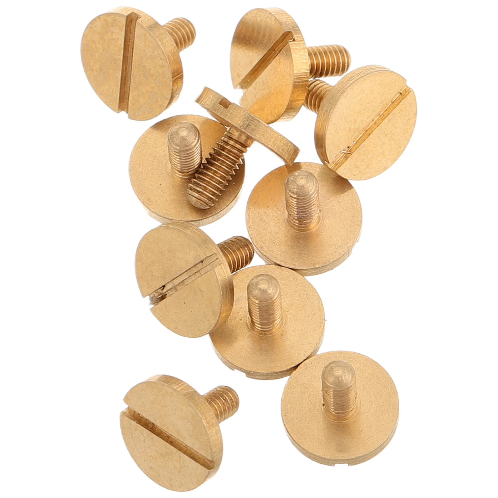 

10Pcs Trumpet Repair Screws Metal Replacement Parts for Instrument Maintenance Practical Repair Supply Metal Instrument Parts