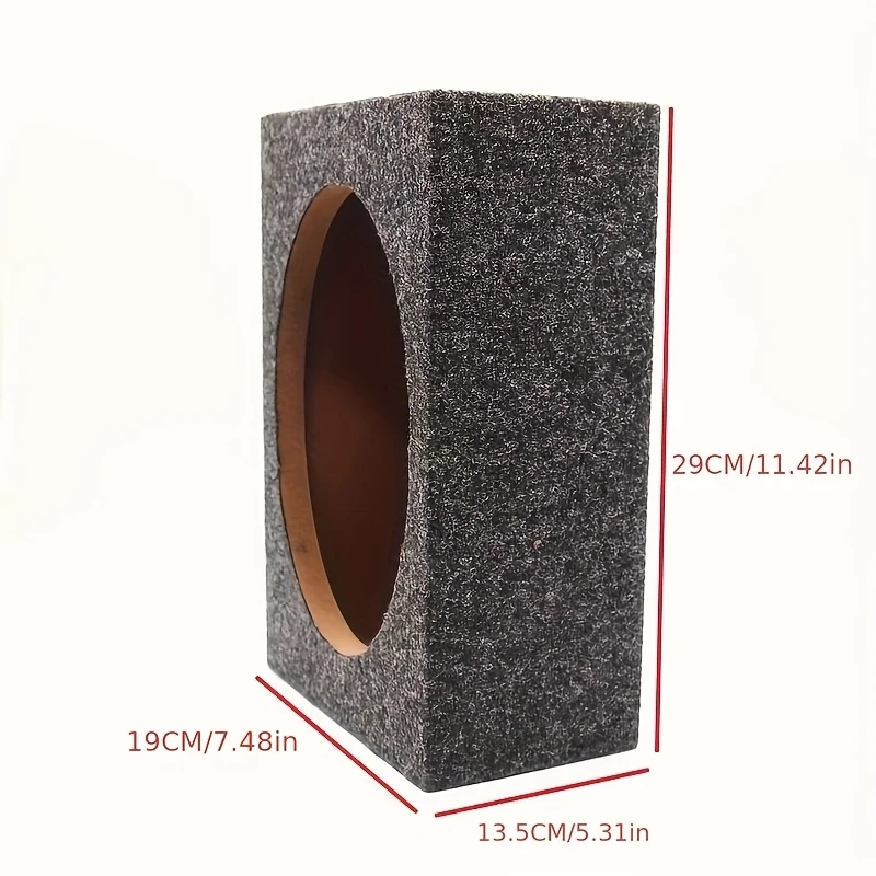 Ultra-thin oval-shaped case6Multiply9Speaker installation box suitable for car subwoofers and home desk modified audio boxes