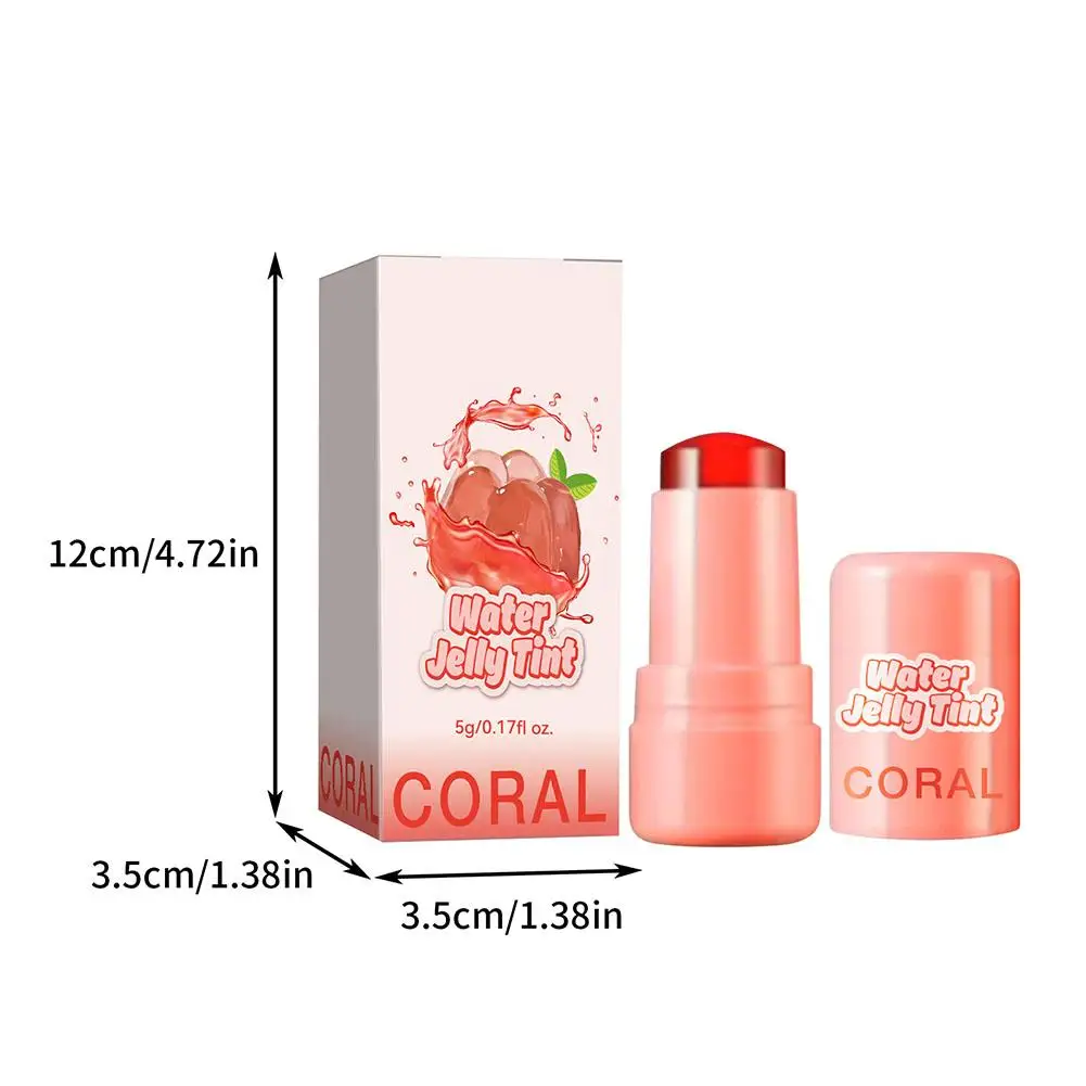 3-in-1 Cheek Lip Tinted Moistured Blush Stick Eyes Cheek And Lip Brighten Cream Bronzer Highlight Stick Matte Contour Makeup