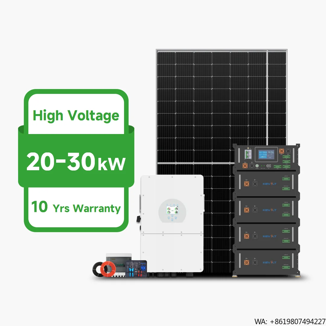 

Factory Price High Voltage Solar Power System 15kW 20kW 25kW Solar Panels With Battery and Inverter