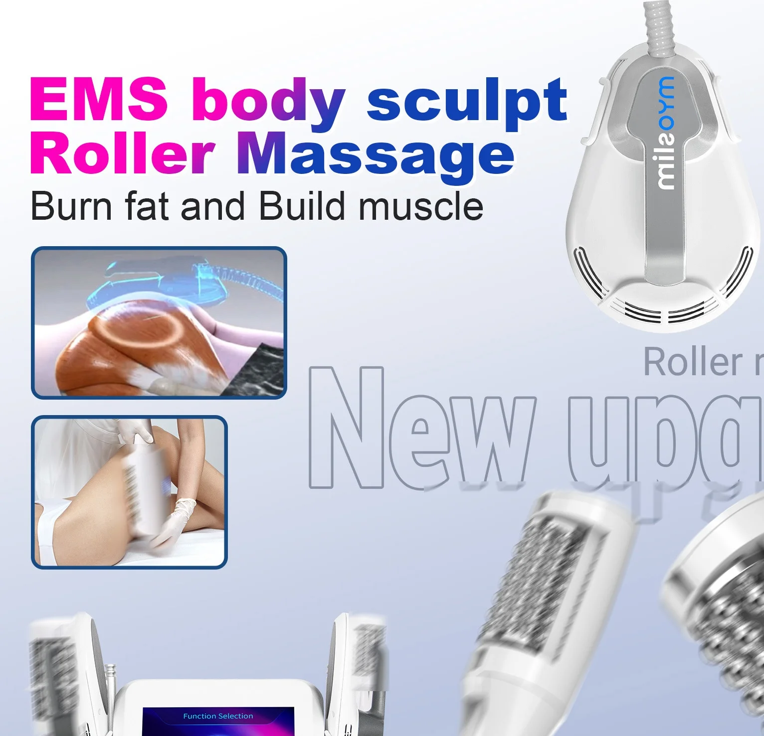 

Профессиональный аппарат для коррекции фигуры EMS: электромагнитный тренажер для мышц, оборудование для салонов красоты и эстетических процедур