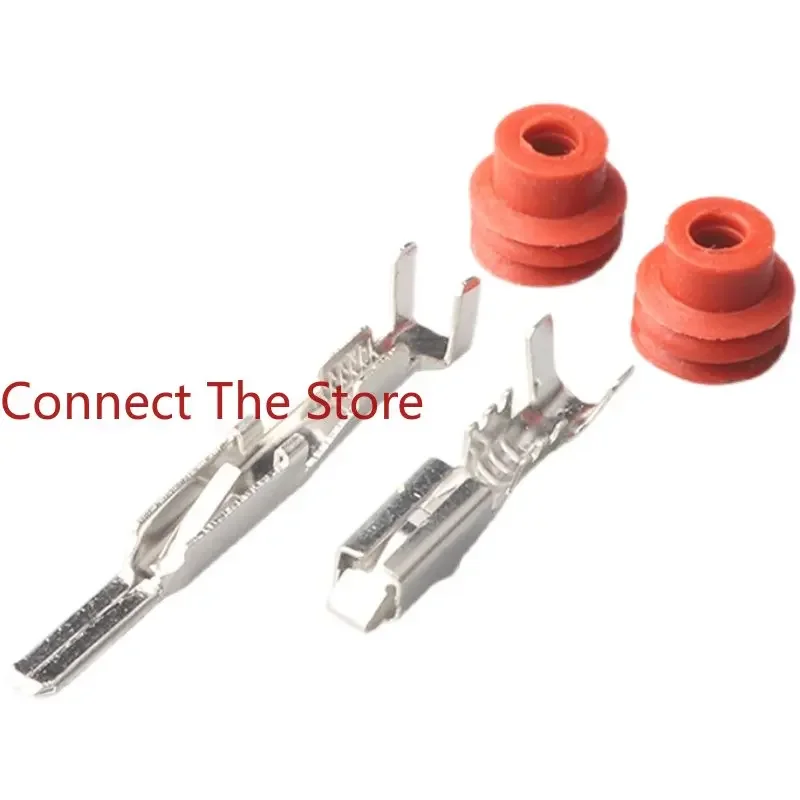 8PCS DJ7025W-2.8-11/21 Domestic 15300002 15300027 Automobile Fan Plug 2-hole Sheath