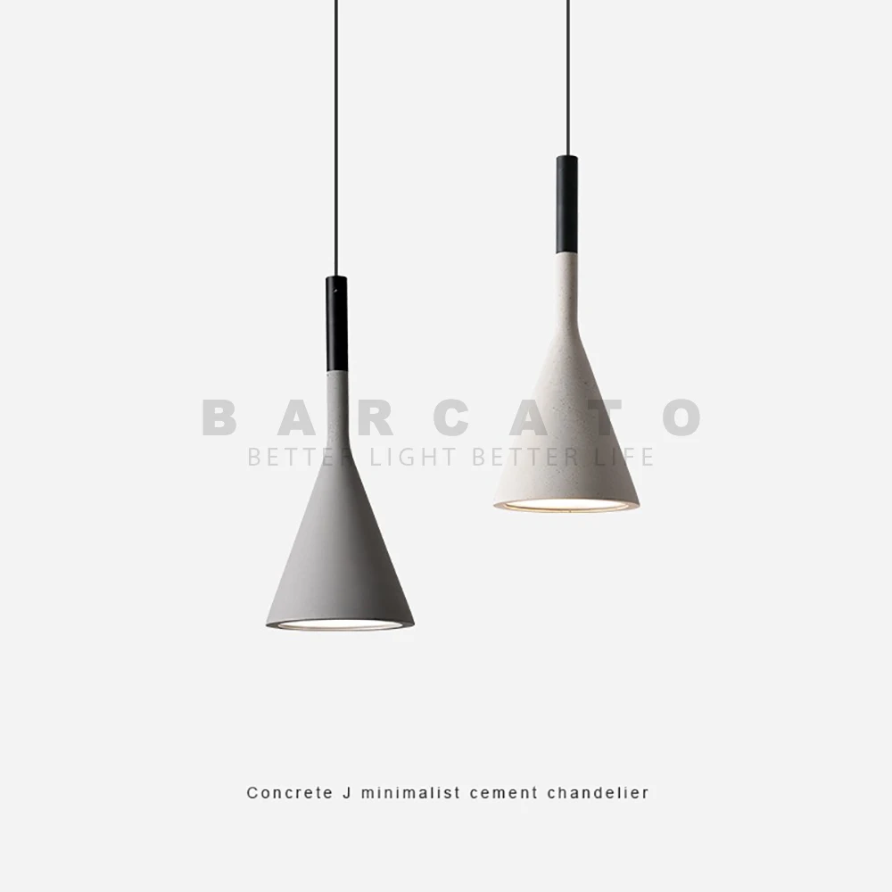 

Industrial Cement Pendant Lights E27 Kitchen Restaurant Lamp Vintage Cement Nordic Designer Indoor Decor Hanging Lamp Fixtures