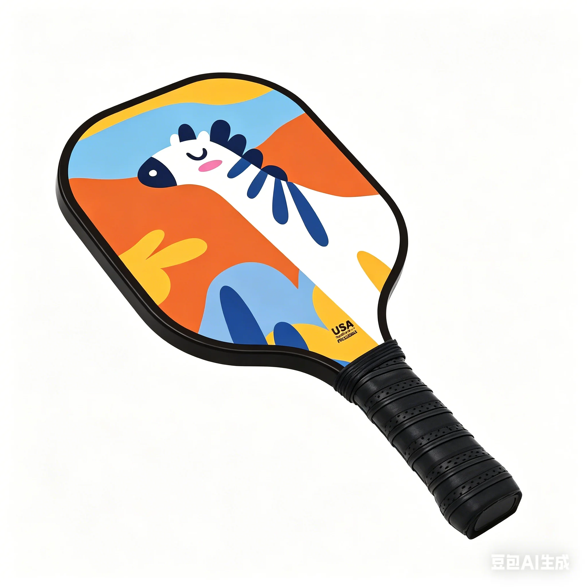 

Children's racket set with bright colors and easy to pick up weight