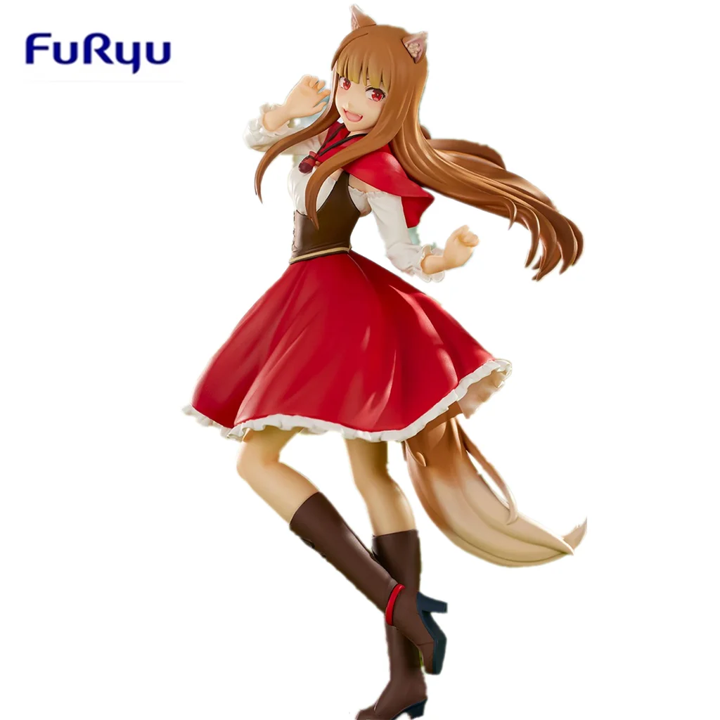 

Original FuRyu Holo MERCHANT MEETS THE WISE WOLF Action Figurine Toys Trio-Try-iT Figure PVC Model Collection Anime Doll Gift