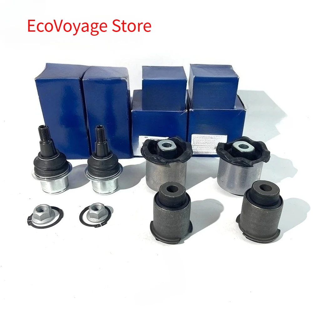 12pcs OEM for Range Rover Sport LR3 LR4 Front Control Arm Bushing Ball Joint Kit LR051586 RBK500300 LR051585 LR056964 RBK500030