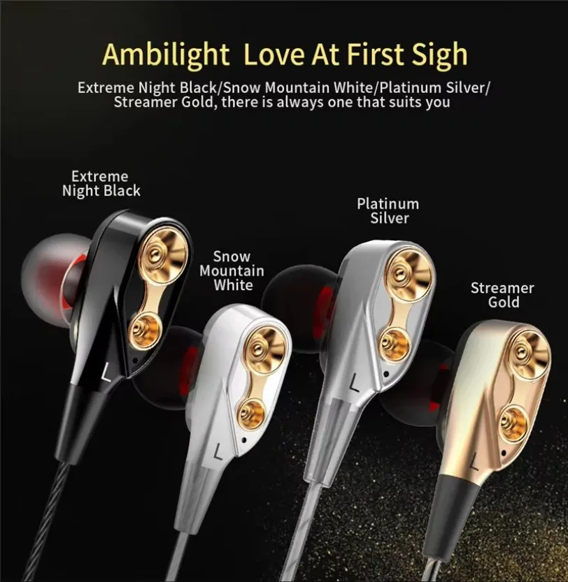Original QKZ CK8 3,5-mm-In-Ear-Kopfhörer mit 4D-Kupfer-Treiber, HiFi-Kabelkopfhörer, Sportkopfhörer, Bass-Stereo-Headset, Musik-Ohrhörer mit Mikrofon
